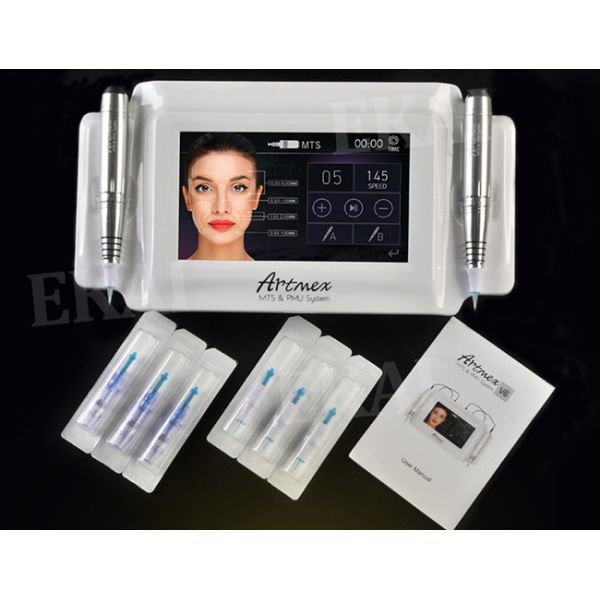 MTS & PUM System Masto Micropigmentation Tattoo Machine Intelligent Double Handpieces