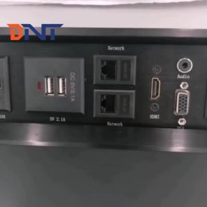 Wholesale Office Floor Outlet for Desktop Hydraulic Pop Up Type Power Socket with Aluminum Alloy Panel from china suppliers