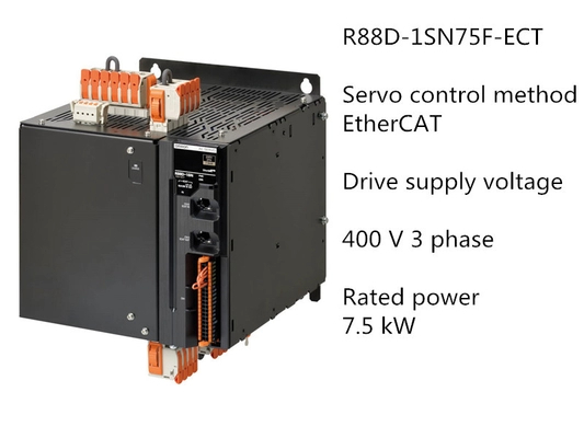 Wholesale 1S Servo Drive Omron EtherCAT Type 7.5KW Three Phase 400VAC R88D-1SN75F-ECT R88D-1SN30F-ECT from china suppliers
