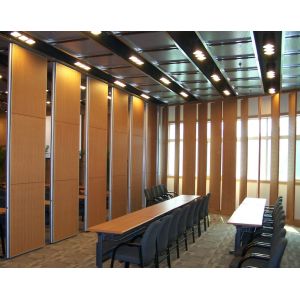 Sliding Aluminium Track Acoustic Movable Partition Walls Operable Walls