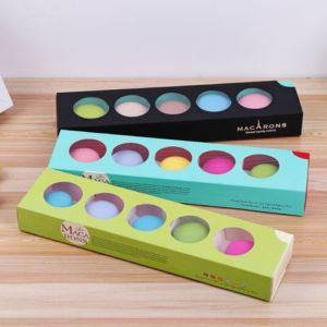 Elegant Design Drawer Box Packaging , Foldable Macaron Packaging Boxes