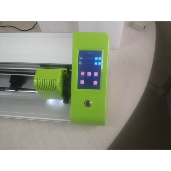 Green Caps Automatic Contour Mini Art Craft Cutting Plotter With LCD Touch