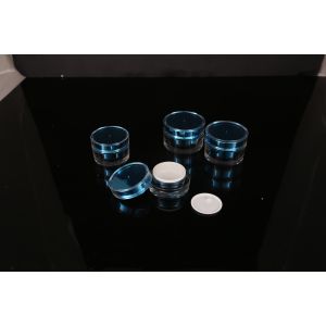 hand lip crystal pump empty square white Screen Printing Airless 30ml Cosmetic