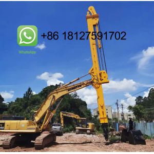 20 Ton 50ton Excavator Telescopic Arm With 0.2 Cbm 1 Cbm Bucket And Manual