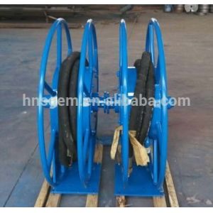 Retractable Double Air Hose Reel For Hydrogen And Oxygen