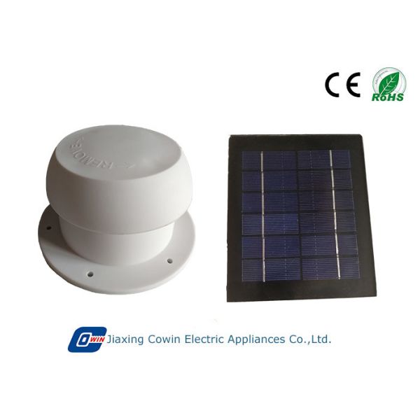 CE RoHS Certificated 1.5W ABS Solar RV Vent Fan Weather Resistant For Fresh Air