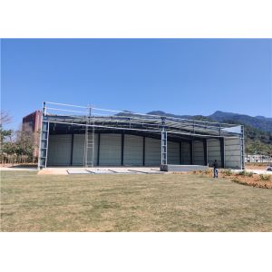 Large Span Sandwich Panel Steel Structure Hangar For Aircraft