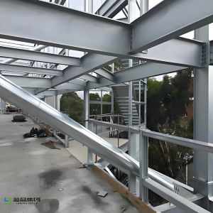 Precision Prefab Steel Warehouse Bolted Connection Portal Frame Structure