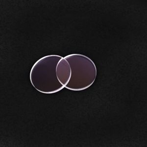 99.5% Transmittance Plano 25*1.5mm Fused Silica Laser Optical Lens