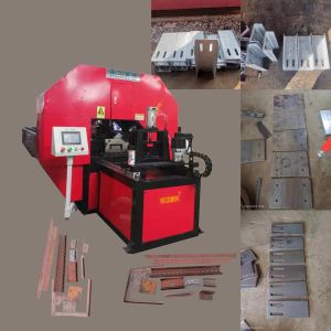 Custom Made 15KW Angle Steel Cutting And Punching Machine
