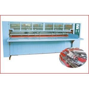 Thin Blade Slitter Scorer Machine, Rotary Slitting + Creasing, with Safety Cover