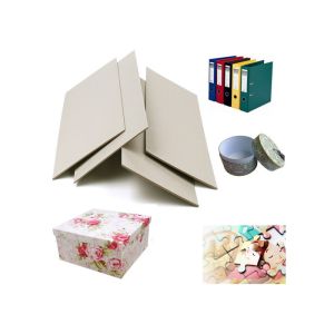 Natural Paper Pulp Grey Book Binding Board For Macking Arch File / Box