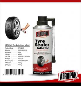 China Puncture Preventative Emergency Tyre Repair , 500ml Tire Inflator Sealer  on sale