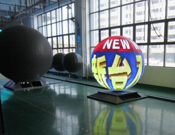 P4 Indoor Creative LED Display 360 Degree Sphere Ball Led Screen Full Color 3D
