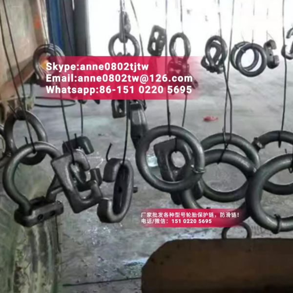mining otr tire chains 26.5-25 wheel loader tyre protection chains