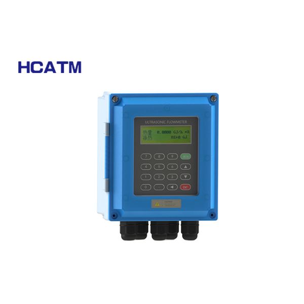 RS485 Wall Mounted LCD Ultrasonic Water Flow Meter