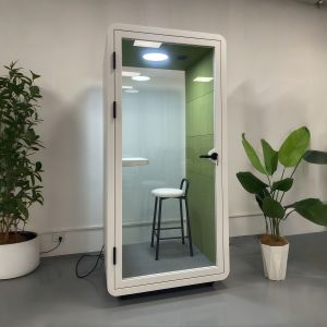 1 Person Pod with STC35dB Sound Insulation Natural Light 3000-6000K and 110-240V