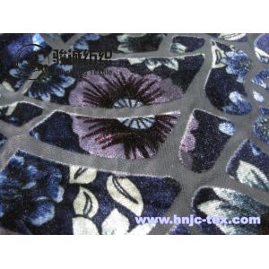 China Textile burnout anti-static pringting miro velvet fabric women apparel