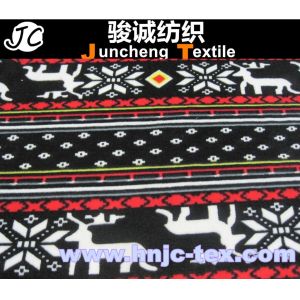 Wholesale X'mas pattern polyester and spandex blended elastic velvet/velour fabric for Christmas from china suppliers