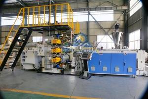Wholesale 1220mm Artificial PVC Marble Sheet Making Machine / Extrusion Line 75kW from china suppliers
