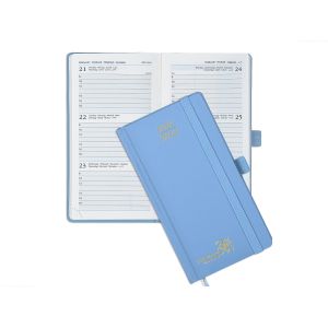 Hardshell Spiral Bound Academic Planner Customization Dusty Blue