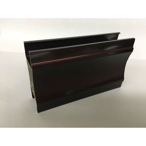 Quality Reddish Brown Extruded Aluminum Electronics Enclosure T5 , T6 Temper for sale