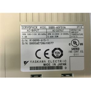 50/60HZ SERVOPACK Industrial Servo Drives YASKAWA SGDS-A5F01A 50W