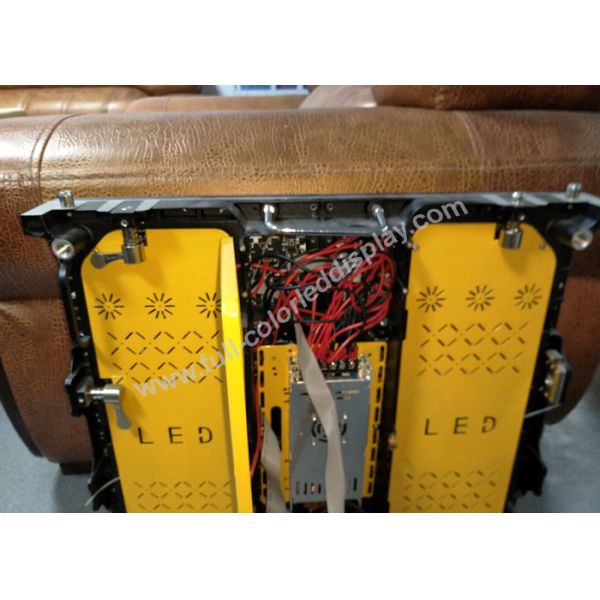 Ultra Thin Hanging / Fixed P4 Indoor Led Display Rental 512 X512 Orange Cabinets