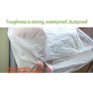 100% Environment Friendly Compostable Cornstarch Garbage Bags, composted manure