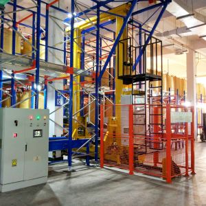 B19 Stacker Crane Pallet Shuttle Rack For Warehouse Automatic Racking Systems