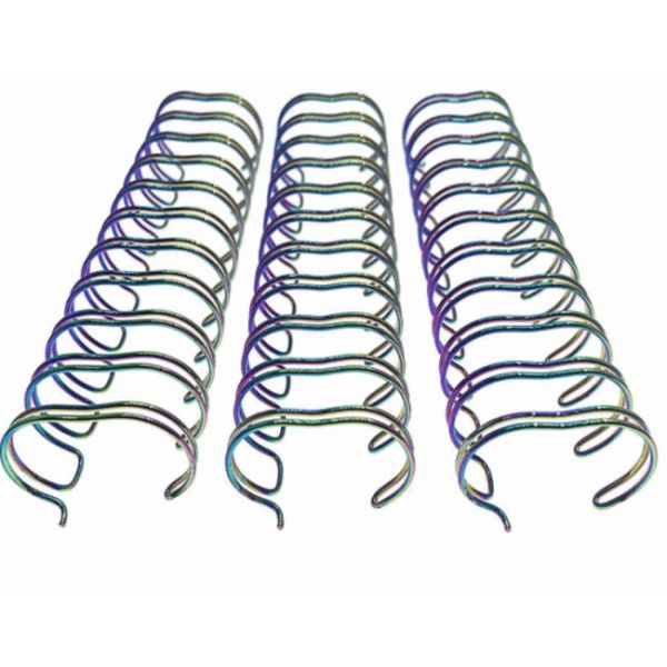 Quality Electroplated Metal Double Wire Loop For Binding Notebook for sale