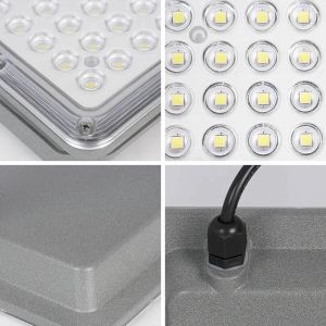 3098lm Polysilicon Solar Floodlight with Remote Control Outdoor Waterproof