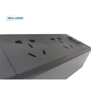 Electric Desk Clamp Under Table Mount Power Strip Outlet Retractable