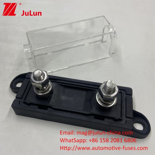 Plug-In Fuses Mini-ANL/MIDI Inline Fuse Holder With Cover And Bolt-Down Studs