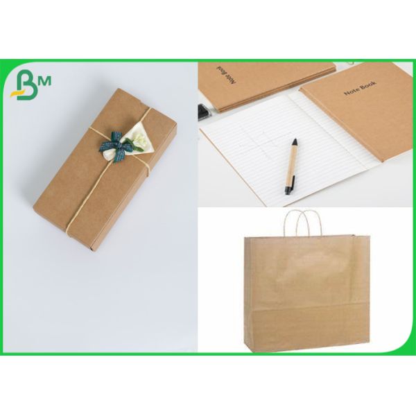 Sheet Packing Recycled Based Brown Kraft Paper Roll For Flower Sleeves