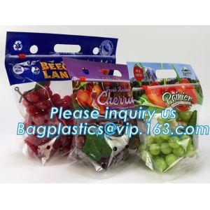 Wholesale reusable clear printed zippered storage slider bag for vegetables and fruits, recyclable fresh fruit packaging k w from china suppliers