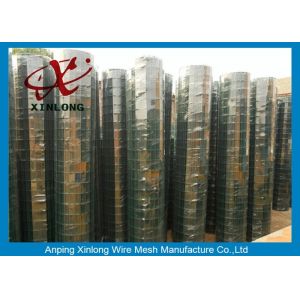 PVC Coated Galvanized Welded Wire Mesh Rolls Anti Corrosion 10-30m Length