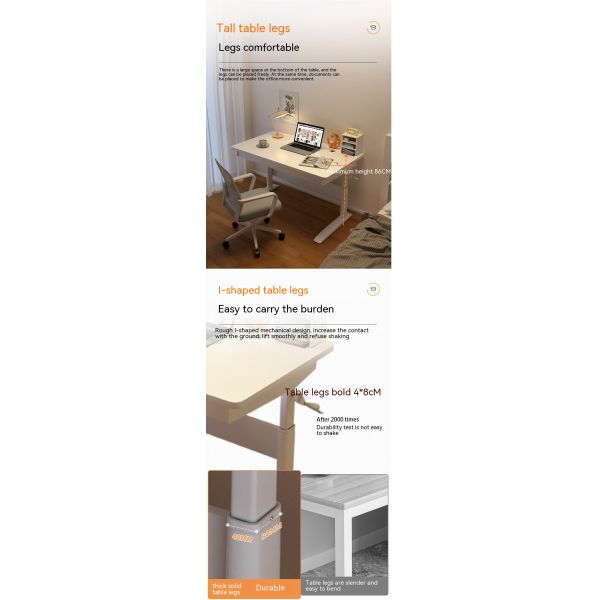 Student Study Writing Desk Elevate Your Productivity with This Wooden Office Desk