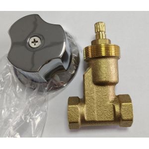 Threaded Concealed Stop Valve With Zinc Handle And Cover Forged Brass Ball Valve