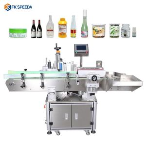 Automatic Square And Round Bottle Labeling Machine With Date Code Printer 1935mm