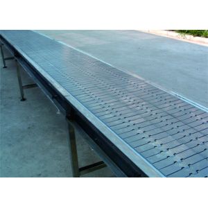 Stainless Steel Plate Automated Conveyor Systems Stable Structure Smooth