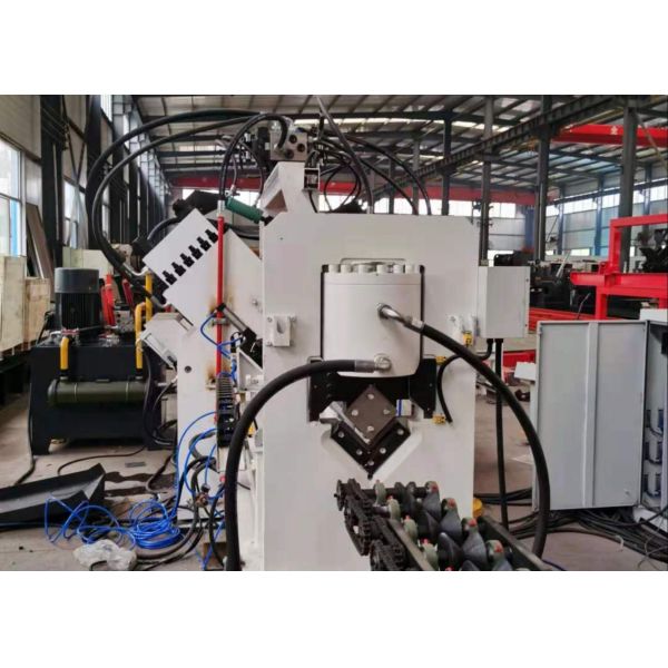 Numerically Controlled CNC Steel Punching Marking Cutting Machine 50х50х4~200х200х20mm Angle Size
