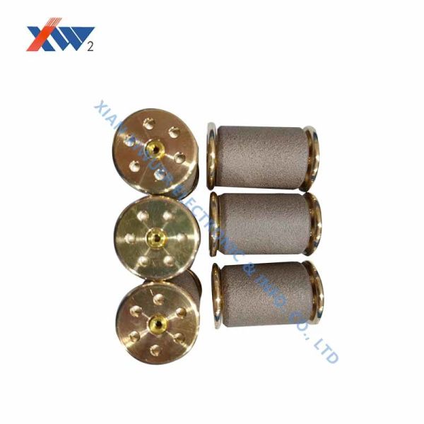 27KV 82.5PF High Voltage Ceramic Capacitor Sand Blasted Electrodes Equipped High