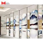 Customized Modular Movable Partition Wall Pattern Surface 1230mm Width