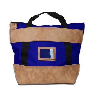 1000d Nylon With Leather Locking Courier Bank Bag - 22w X 18h X 7d - Made-To