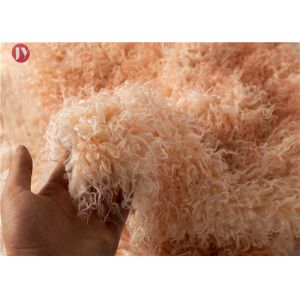 Wholesale Long Pile Plush Faux Fur Fabric Layering Basket Auto Upholstery Width 58/60" from china suppliers