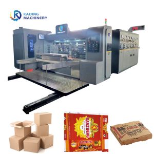 Rotary Cardboard Box Printer With PLC Control Function