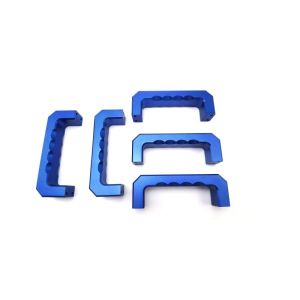 Silver Anodized CNC Precision Machined Parts , 0.002mm CNC Machine Aluminum