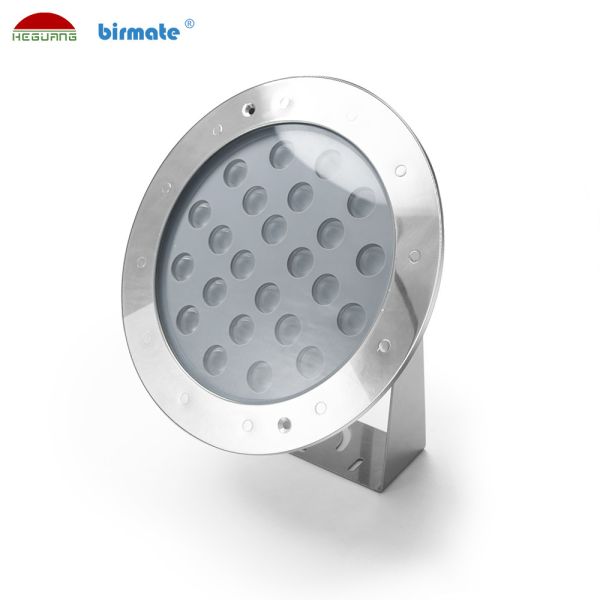 24V RGB Color Underwater LED Spotlights , Waterproof Led Pool Light 24 Watt