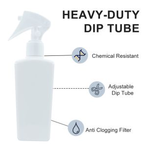 Wholesale 400ml White plastic rectangle smooth with white Spary for Spray Bottle from china suppliers